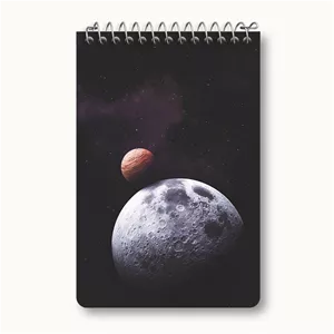 دفتر یادداشت خندالو طرح کهکشان (galaxy)