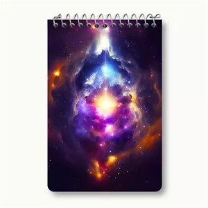 دفتر یادداشت خندالو طرح کهکشان (galaxy)