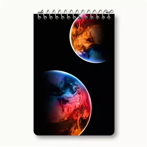 دفتر یادداشت خندالو طرح کهکشان (galaxy)