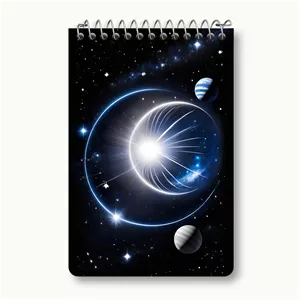 دفتر یادداشت خندالو طرح کهکشان (galaxy)