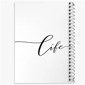 دفتر لیست خرید 50 برگ خندالو طرح Life