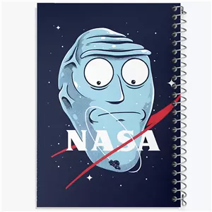 دفتر مشق 50 برگ خندالو طرح ناسا (Nasa)