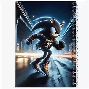 دفتر طراحی 100 برگ خندالو طرح سونیک (Sonic)