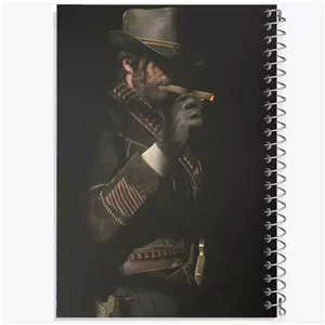 دفتر مشق 50 برگ خندالو طرح رد دد (Red Dead)