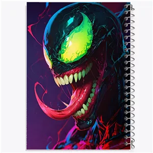 دفتر نقاشی 50 برگ خندالو طرح ونوم (Venom)