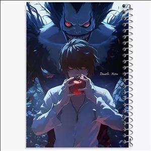 دفتر نقاشی 100 برگ خندالو طرح انیمه دفترچه مرگ (Death Note)