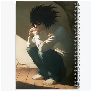 دفتر نقاشی 100 برگ خندالو طرح انیمه دفترچه مرگ (Death Note)