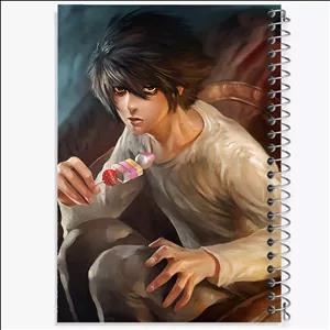 دفتر نقاشی 100 برگ خندالو طرح انیمه دفترچه مرگ (Death Note)