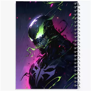 دفتر نقاشی 50 برگ خندالو طرح ونوم (Venom)