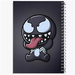 دفتر نقاشی 50 برگ خندالو طرح ونوم (Venom)