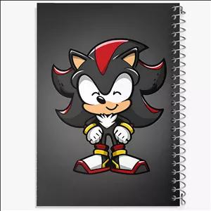 دفتر طراحی 100 برگ خندالو طرح سایه جوجه تیغی سونیک