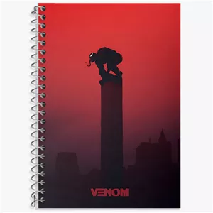 دفتر زبان سه خط 50 برگ خندالو طرح ونوم (Venom)