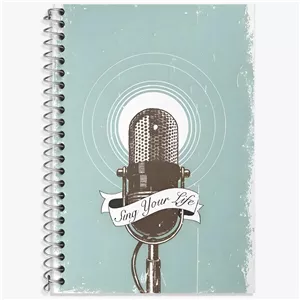 دفتر لغت 50 برگ خندالو طرح Sung Your Life