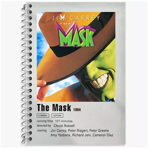 دفتر لغت 50 برگ خندالو طرح ماسک (The Mask)