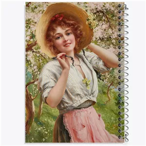 دفتر نقطه ای مهندسی 50 برگ خندالو طرح نقاشی بهار اثر امیلی ورنون