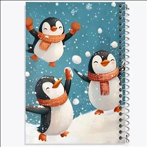 دفتر نقاشی 50 برگ خندالو طرح پنگوئن های بامزه
