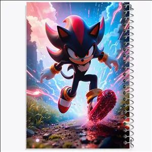 دفتر طراحی 100 برگ خندالو طرح سونیک (Sonic)