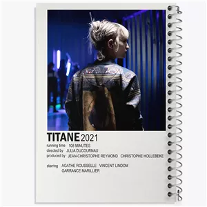 دفتر نت موسیقی 50 برگ خندالو طرح تیتان (Titane)