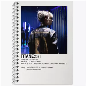 دفتر زبان دو خط 50 برگ خندالو طرح تیتان (Titane)