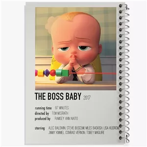دفتر لیست خرید 50 برگ خندالو طرح بچه رئیس (The Boss Baby)