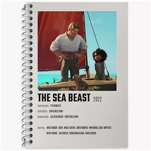 دفتر لغت 50 برگ خندالو طرح هیولای دریا (The Sea Beast)