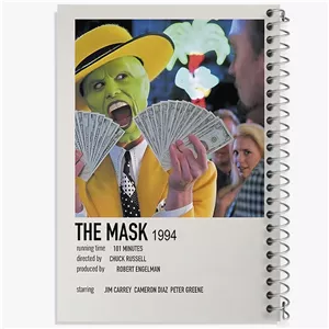 دفتر شطرنجی 100 برگ خندالو طرح ماسک (The Mask)