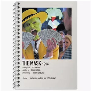 دفتر لغت 50 برگ خندالو طرح ماسک (The Mask)