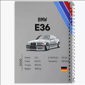 دفتر نقاشی 50 برگ خندالو طرح بی ام دبلیو (BMW)
