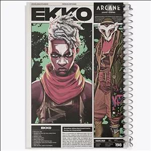 دفتر نقاشی 100 برگ خندالو طرح اکو آرکین (Arcane)