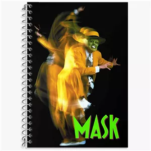 دفتر لغت 50 برگ خندالو طرح ماسک (The Mask)