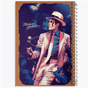 دفتر نت موسیقی 50 برگ خندالو طرح مایکل جکسون (Michael Jackson)