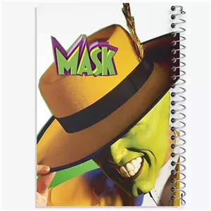 دفتر شطرنجی 100 برگ خندالو طرح ماسک (The Mask)