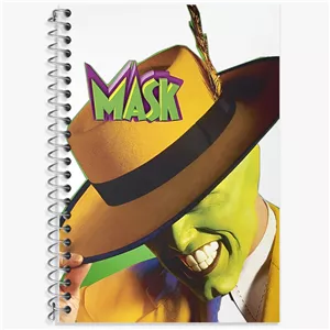 دفتر لغت 50 برگ خندالو طرح ماسک (The Mask)