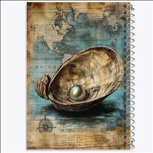 دفتر طراحی 100 برگ خندالو طرح صدف