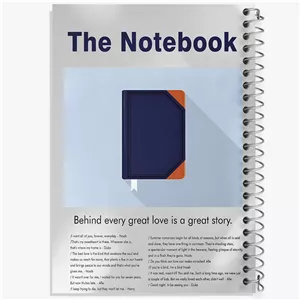 دفتر نقطه ای مهندسی 50 برگ خندالو طرح دفترچه خاطرات (The Notebook)