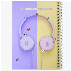 دفتر نقاشی 100 برگ خندالو طرح بی تی اس و BT21