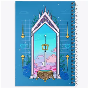 دفتر طراحی 100 برگ خندالو طرح کلید جادویی