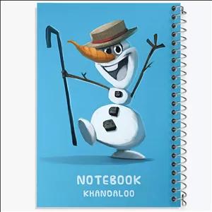 دفتر نقاشی 100 برگ خندالو طرح اولاف فروزن