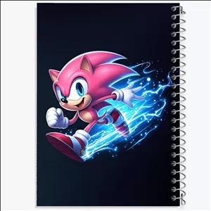 دفتر طراحی 100 برگ خندالو طرح سونیک (Sonic)