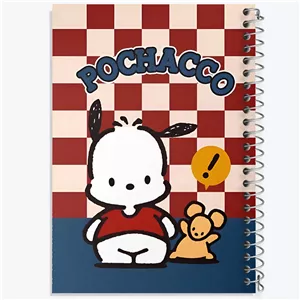 دفتر لیست خرید 50 برگ خندالو طرح پوچاکو (Pochacco)