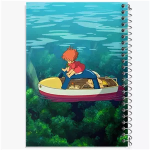 دفتر لیست خرید 50 برگ خندالو طرح انیمه پونیو (Ponyo)