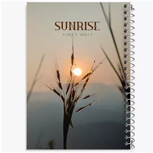 دفتر لیست خرید 50 برگ خندالو طرح Sunrise vibes only