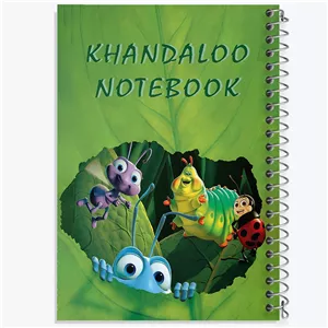 دفتر مشق 50 برگ خندالو طرح انیمیشن زندگی یک حشره (A bug's life)