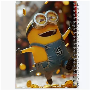دفتر لیست خرید 50 برگ خندالو طرح مینیون ها (Minions)