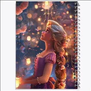 دفتر طراحی 100 برگ خندالو طرح پرنسس های دیزنی