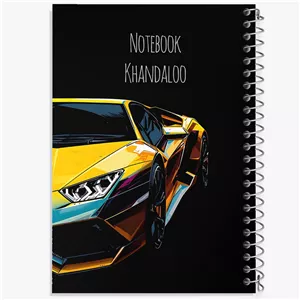 دفتر لیست خرید 50 برگ خندالو طرح لامبورگینی (Lamborghini)