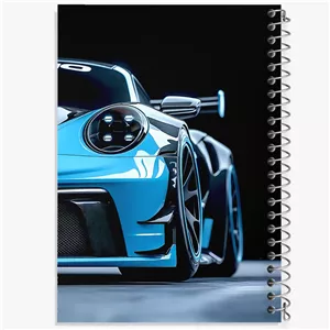 دفتر لیست خرید 50 برگ خندالو طرح پورشه (Porsche Gt3 Rs)