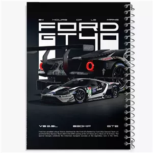 دفتر لیست خرید 50 برگ خندالو طرح فورد (Ford GT40)
