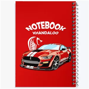 دفتر لیست خرید 50 برگ خندالو طرح ماشین اسپرت (Ford Mustang Shelby GT500)