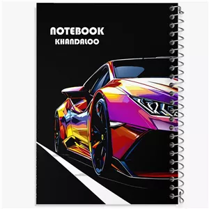 دفتر لیست خرید 50 برگ خندالو طرح لامبورگینی (Lamborghini)
